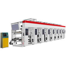 Máquina de impressão em rotogravura de 8 cores de alto desempenho